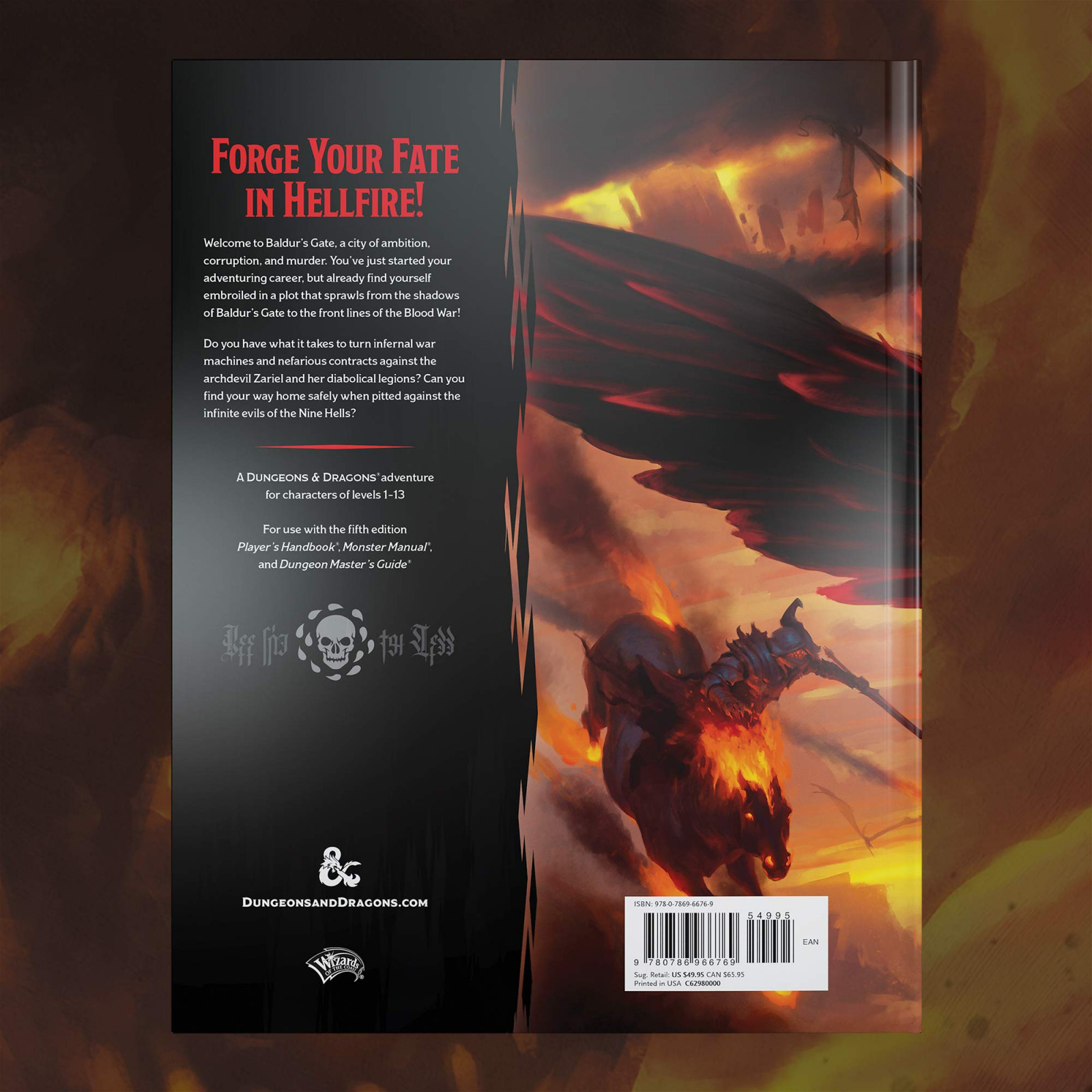 Dungeons and Dragons : Baldurs Gate Descent Into Avernus Hardcover